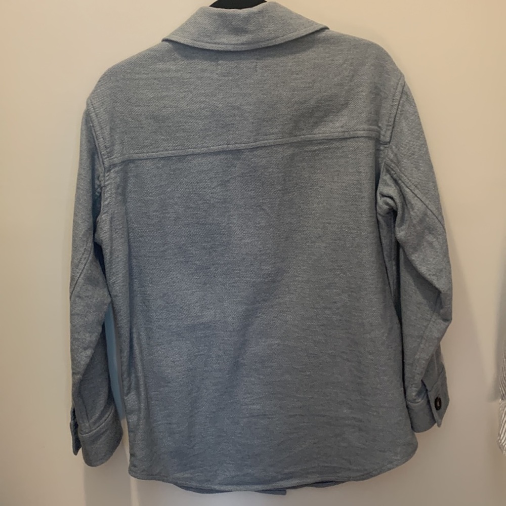 Everlane Oversized Shirt jacket in heathered cool grey - Picture 9 of 12